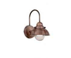 Ideal Lux Sailor AP1 D20 Rame Lampada da Parete E27