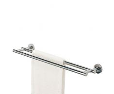 Tiger Boston Portasciugamani Doppio, Acciaio Inox Lucidato, 58,1 x 5 x 13 cm