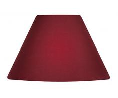 Oaks Lightning - Paralume in cotone, forma conica, 25 cm rosso vivo