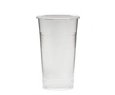 Dopla 2586 Confezione da 40 Bicchieri, Polipropilene, 500 CC, Trasparenti, 40 Pezzi