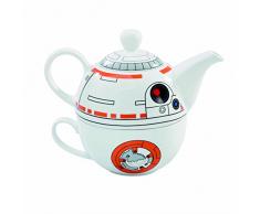 Star Wars SW03543 Set teiera e Tazza Epvii, Bianco, Set da 2