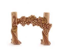 THUN - Vigna con Uva - Statuine Presepe Classico - Ceramica - I Classici