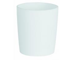 Spirella Lemon - Bicchiere Porta spazzolini in Polipropilene Opaco, 9,5 x 8,2Â cm, Colore: Bianco