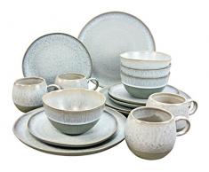 Creatable 20760Â Serie loft Stone Stoviglie Set Stoviglie, 16Â pezzi, grigio