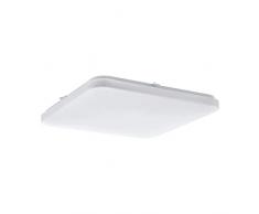 Eglo Frankia - Plafoniera in acciaio 33,5 W, colore: bianco