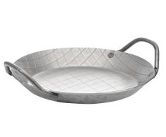 GSW 859042 - Padella in Ferro battuto, da Portata, con 2 Manici, Ã¸ 24 cm