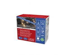 Konstsmide Catena di luci a LED, Plastica, Nero