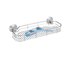 InterDesign Power Lock REO Ripiano a Ventosa, 34.5x12.5x7 cm