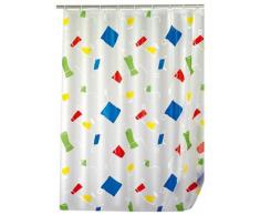 Wenko Colori 19136100 Tenda per doccia con pellicola in plastica, 120x200 cm