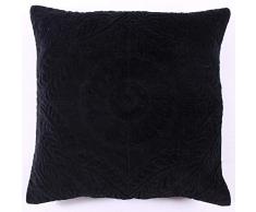 La Finesse Copricuscino Decorativo Quadrato 50 x 50 cm per la casa in Cotone per Soggiorno Divano Camera da Letto cc358, Tessuto colorato, Taglia Unica