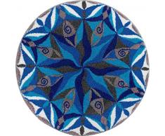 Grund FLUIDITY Tappeto per Il Bagno, Poliacrilico Supersoft, Blu, 60 cm