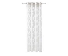 Ready Bermeo Tenda con Occhielli, Tessuto, Bianco, 145Â x 3Â x 270Â cm