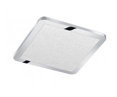 Trio Leuchten Lampada da soffitto Integriert, 18 W, Chrom, 30 x 30 x 3 cm