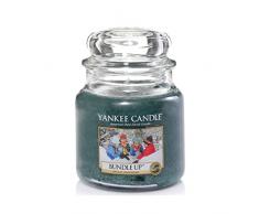 Yankee Candle Candela Giara Media, Bundle Up, fragranze naturali
