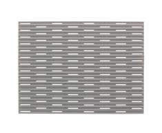 InterDesign Lineo Tappetino Lavandino, Plastica, grigio, 40.75x31.75x40.75 cm