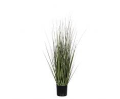 Decorazioni Mica Erba in Vaso pianta Artificiale, PVC, Verde, h 92 d 35 cm