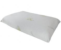 Corredocasa 673IT Federa in Aloe Vera Antiacaro, Poliestere, Bianco, 50x1x80 cm