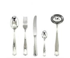 MEPRA Bavaria Servizio Moka, 30 Pezzi, Acciaio Inossidabile 18/10