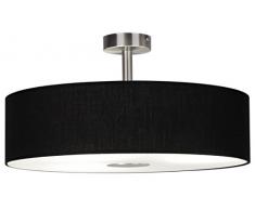 ledar lampada da soffittoÂ âÂ Lemgo 3Â X E27, Acciaio, Nero