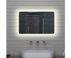 Lux-Aqua M1575 - Specchio da Bagno a LED, 70 x 50 cm