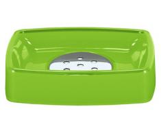 Kleine Wolke 5061645853 - Porta sapone, modello Easy, in plastica, colore: colore: Verde