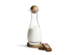 Sagaform Caraffa per Latte, Vetro, Multicolore, 7.5Â x 7.5Â x 20Â cm