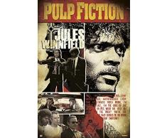 empireposter 737991 Pulp Fiction Jules winnf IELD Poster Cinema Film di Quentin Tarantino Uma Thurman John Travolta - Dimensioni 61 x 91,5 cm, Carta, 91,5 x 61 x 0,14 cm