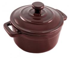Baumalu 388063 - Cocotte Rotonda con Coperchio, Ã¸Â 10 cm, Colore: Viola