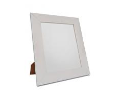FRAMES BY POST Metro-Cornice portafoto in Vetro di plastica, 25,4 x 25,4 cm, Colore: Bianco, 10 x 10 inch