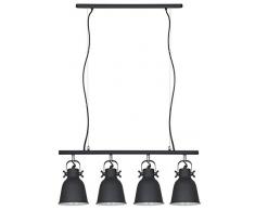 ILLUMINAZIONE DI DESIGN LAMPADA A SOFFITTO 24 W, NERO