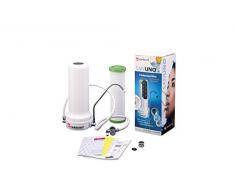 Carbonit 125unost Filtro Acqua auftisch Dispositivo Il Materiale Struttura in PP, Bianco, 13Â x 12Â x 29Â cm