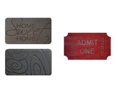 Giacomini & Gambarova Tappeto Modello Zeli, 40 x 70 cm, Multicolore