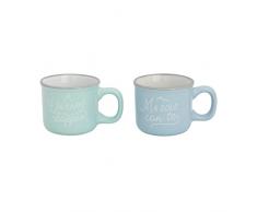 Mr. Wonderful WOA08863IT Set Tazzine da caffÃ¨, Porcellana, Multicolore, Taglia Unica