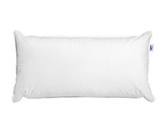 Traumnacht Medical Acqua Cuscino in Cotone, Bianco, 40 x 80 cm