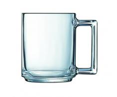 Lumiarc Tazza a la Bonne Heure 250Â ml Vetro, Trasparente, 7.1Â cm