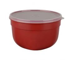 Emsa 517149 Superline Contenitore Salvafreschezza Rotondo, Alto, Rosso, 18x18x12 cm