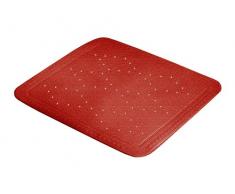 Kleine Wolke 0221425002 - Tappetino per Doccia Arosa, 55 x 55 cm, Colore: Rosso Pomodoro