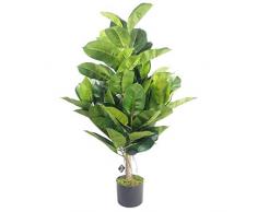 Leaf Pianta Artificiale, Grande, 90 cm in Gomma, Large
