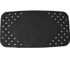 Ridder 670700-350 - Tappetino da vasca con piedi, 38 x 72 cm colore: Nero