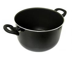 BALLARINI Firenze Pentola 2 Manici, Alluminio, Nero, 22 cm