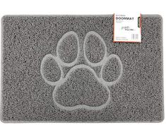 Nicoman Zerbino a Forma di Zampa, Grigio, Small (60x40cm)