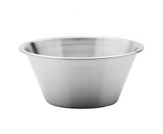 Weis Ciotola da Cucina 40Â cm, Acciaio Inox, Argento, 40Â x 40Â x 18Â cm