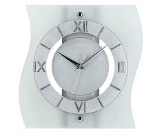 Legno Moderno Ams 5909 Parete Orologio Radio