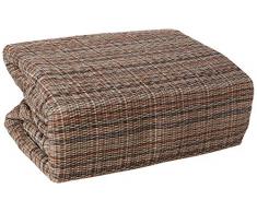 Martina Home - Copridivano Elastico per Chaise Longue Braccio Sinistro 32x42x17 cm Marrone, tela