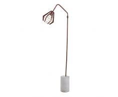 versanora Rustica Piantana Lampada da terra lampada da pavimento ramato con cemento