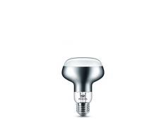 Philips Lighting Lampada da tavolo LED sostituita 42W, E27, bianco caldo (2700 Kelvin), 505 lumen, riflettore trasparente filamento R80
