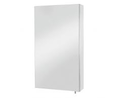 Croydex Anton - Armadio a battente singolo in acciaio inox