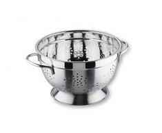 Lacor Garinox Scolapasta, Acciaio Inossidabile, Grigio (Argento), 30 cm