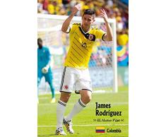 1art1 Calcio - James Rodríguez, El Pibe Poster Stampa (91 x 61cm)