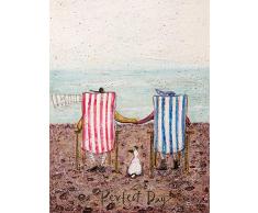 Sam Toft (Perfect Day Stampa su Tela, Multicolore, 30Â x 40Â cm